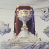 Mẫu cúp vô địch chung kết Liên minh Huyền thoại do Louis Vuitton thiết kế. (Nguồn: Riot Games)