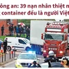 [Infographics] 39 nạn nhân chết trong container đều là người Việt