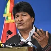 Tổng thống Bolivia Evo Morales tại cuộc họp báo ở El Alto ,Bolivia, ngày 9/11. (Nguồn: AFP/TTXVN)