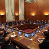 Đại diện các bên ở Syria tham gia vòng đàm phán ở Geneva, tháng 10/2019. (Nguồn: ANADOLU)