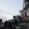Cảnh đổ nát sau động đất ở Albania. (Nguồn: Reuters)