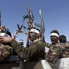 Ảnh tư liệu: Các tay súng Houthi tại Sanaa, Yemen, ngày 3/1/2017. (Nguồn: AFP/TTXVN)