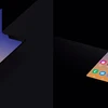 Bên trái là hình ảnh về cách Galaxy Fold hiện tại của Samsung gập trong khi hình ảnh bên phải hiển thị một thiết bị không tên có thể gập theo chiều dọc. (Nguồn: Samsung)