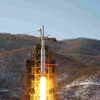 Một vụ phóng tên lửa của Triều Tiên ở bãi thử tên lửa Dongchang, tháng 12/2012. (Nguồn: KCNA)