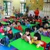 Lớp học mầm non tại xã Đông Phương, huyện Đông Hưng, Thài Bình. Ảnh minh họa. (Ảnh: Thế Duyệt/TTXVN)