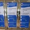 Bộ Y tế cảnh báo phòng chống nhiễm viêm phổi cấp do chủng virus mới nCoV tại hệ thống kiểm dịch y tế quốc tế sân bay quốc tế Nội Bài. (Nguồn: TTXVN phát)