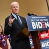 Cựu Phó Tổng thống Mỹ Joe Biden trong chiến dịch vận động tranh cử tại Columbus, Ohio, ngày 10/3/2020. (Nguồn: AFP/TTXVN)