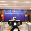 Thủ tướng Nguyễn Xuân Phúc, Chủ tịch ASEAN 2020 phát biểu khai mạc. (Ảnh: Thống Nhất/TTXVN)