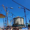 Một công trường xây dựng nhà máy điện hạt nhân của Trung Quốc. (Nguồn: Nikkei Asian Review)