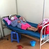 Bệnh nhân COVID-19 số 268 đang được điều trị ở khu cách ly Bệnh viện Đa khoa huyện Đồng Văn (Hà Giang). (Nguồn: TTXVN phát)