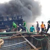 Quảng Nam: Kịp thời dập tắt vụ cháy trên tàu cá của ngư dân 
