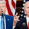 Tổng thống Mỹ Donald Trump và ứng cử viên tổng thống của đảng Dân chủ Joe Biden. (Nguồn: AP)