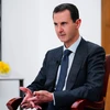 Tổng thống Syria Bashar al- Assad trả lời phỏng vấn báo chí ở Damascus. (Nguồn: AFP/TTXVN)