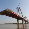 Cầu Nhật Tân sắp hoàn thành là một trong những dự án lớn được Nhật Bản tài trợ Việt Nam (Ảnh: JICA)