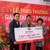 Ông Nguyễn Đình Mười đến từ thành phố Hải Dương đã may mắn nhận giải Jackpot 2 trị giá hơn 3,6 tỷ đồng. (Ảnh: Vietlott)