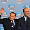 Cựu thủ tướng Silvio Berlusconi (trái). (Nguồn: AFP-TTXVN)