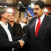 Tổng thống Venuzuela Maduro (phải). (Nguồn: AFP-TTXVN)