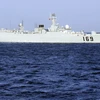Trung Quốc huy động một lực lượng lớn tàu chiến tham gia tìm kiếm máy bay mất tích của Malaysia. (Nguồn: AFP/TTXVN)
