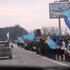 Chùm ảnh đoàn xe ủng hộ Crimea quay trở về với Nga