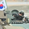 [Photo] Tập trận ''Đại bàng non'' giữa Mỹ và Hàn Quốc