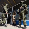 [Photo] Thêm một trụ sở thành phố tỉnh Donetsk bị chiếm giữ 