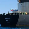 Trong ảnh: Tàu chở dầu Adrian Darya 1 của Iran ở ngoài khơi vùng lãnh thổ Gibraltar thuộc Anh, ngày 18/8/2019. (Nguồn: AFP/TTXVN)