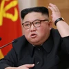 Trong ảnh: Nhà lãnh đạo Triều Tiên Kim Jong-un phát biểu tại Bình Nhưỡng ngày 10/4/2019. (Nguồn: AFP/TTXVN)