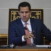 Trong ảnh: Thủ lĩnh đối lập Juan Guaido tại cuộc họp Quốc hội ở Caracas, Venezuela, ngày 13/8. (Nguồn: AFP/TTXVN)