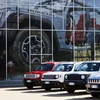 Trong ảnh: Mẫu ô tô của tập đoàn Fiat tại Turin, Italy. (Nguồn: AFP/TTXVN)