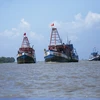 Tàu cá neo đậu trên vùng biển của Việt Nam. (Ảnh: Hồng Đạt/TTXVN)