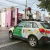 Xe của Google chụp ảnh tại Brazil phục vụ ứng dụng Street View. (Nguồn: Folha de Sao Paulo) 