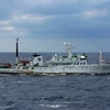 Một tàu hải giám Trung Quốc tuần tra gần vùng đảo tranh chấp trên biển Hoa Đông. (Nguồn: AFP/ TTXVN)