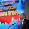 Tổng thống Nga Vladimir Putin tại cuộc họp báo. (Nguồn: THX/TTXVN)