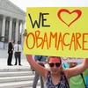 Một người ủng hộ Obamacare. (Ảnh: Reuters)