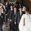 Hàn-Trung chỉ trích việc nghị sỹ Nhật thăm đền Yasukuni