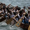 [Photo] Liên hoan đua thuyền Rồng hàng năm tại Hong Kong