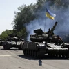 Quân đội Ukraine pháo kích căn cứ lực lượng ly khai ở Donetsk
