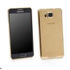 Ra mắt điện thoại Samsung Galaxy Alpha mạ vàng 24 carat