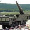Nga phóng tổ hợp tên lửa Iskander-M trong huấn luyện tác chiến 