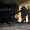Sở chỉ huy quân sự ở miền Đông Ukraine bị trúng rocket