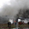 Đã dập được đám cháy tại kho chứa vải ở huyện Bình Chánh