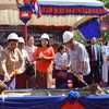 Lễ khởi công Dự án khu phức hợp nhà ở, văn phòng của BIDC. (Ảnh: Xuân Khu/Vietnam+)