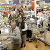 Người dân Đức mua sắm tại một siêu thị. (Nguồn: adelaidenow.com.au)