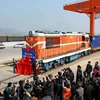 Trung Quốc khai trương tuyến đường sắt chở hàng tới châu Âu