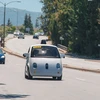 Mẫu xe tự lái của Google 'lang thang' trên con phố tại Mountain View. (Nguồn: Google)