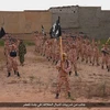 Trại huấn luyện quân sự của IS tại Iraq. (Nguồn: AP)