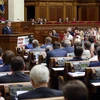 Toàn cảnh một phiên họp Quốc hội ở Kiev. (Nguồn: AFP/TTXVN)