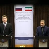 Bộ trưởng Năng lượng Nga Alexander Novak (trái) và Bộ trưởng Truyền thông và Công nghệ Thông tin Iran Mahmoud Vaezi. (Nguồn:tehrantimes.com) 