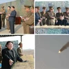 Nhà lãnh đạo Triều Tiên Kim Jong-un thị sát một cuộc diễn tập của các đơn vị phòng không Triều Tiên tại khu vực tiền tuyến phía Tây. (Nguồn: Yonhap/TTXVN)