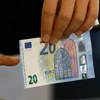 Tiền giấy mệnh giá 20 euro mới. (Nguồn: AP)